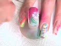Airbrushing nails