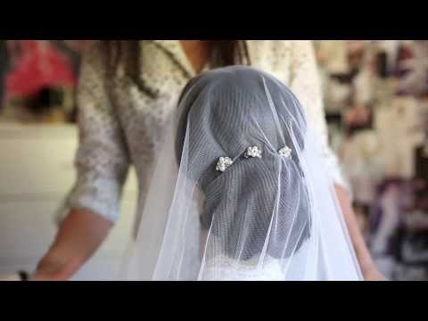 how to fasten wedding veil