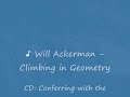 will ackerman's climbing in geometry with animation of photos of creeks & cascades.