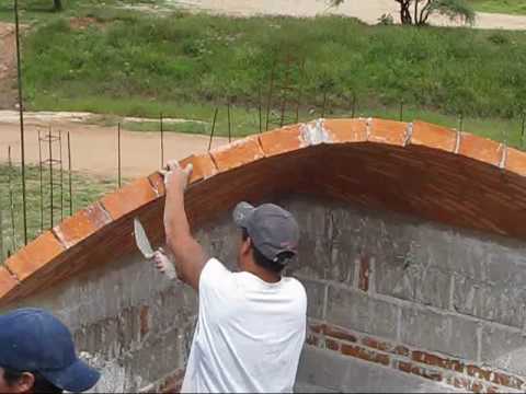 Boveda catalana, (BRICK ROOF) construcción artesanal.
