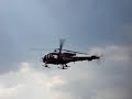 Dernier vol de l'Alouette 3 au Versoud - 2 mai