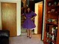 Purple American Shirt Dress