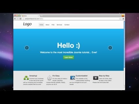 How to build a Joomla 3 Website - 2013