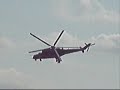 Démonstration d'un Mil MI-24 