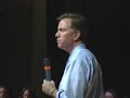 Ned Lamont at Manchester Town Hall