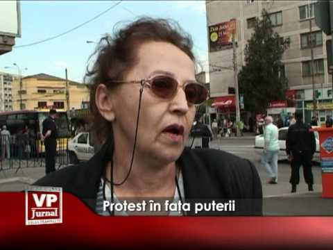 Protest în faţa puterii