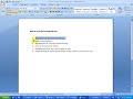 Using the format painter in MS Word Using the format painter in MS Word