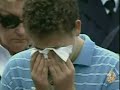 تقرير ناصر الحسيني - نيويوركتاريخ بث التقرير : 12\9\2008أقيمت في نيويورك وواشنطن امس مراسم لإحياء ذكرى ضحايا هجمات الحادي عشر من سبتمبر الفين وواحد والتي ادت الى تدمير برجي مركز التجارة العالمي. وقال الرئيس الأمريكي جورج بوش خلال كلمتة بالمناسبة إن حربه ضد ما يصفه بالإرهاب جنبت الولايات المتحدة هجوما آخر. أما عمدة نيويورك مايكل بلومبرغ 
