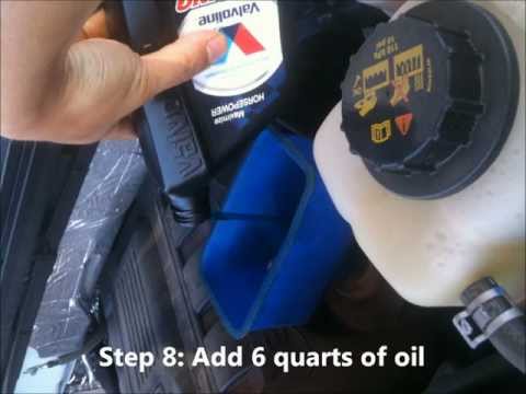 how to change oil on 3.5 l'ecoboost