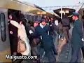 Japoneses en el Metro