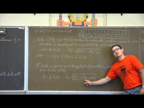 how to define the random variable x