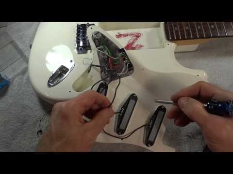 how to fit humbucker in strat