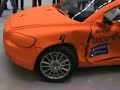 volvo c70 vs  volvo xc90    crash test