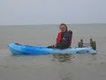Kayak in the Irish Sea out of Rhyl, North Wales