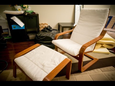 how to turn an ikea chair into a rocker