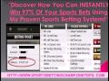 Sports Betting Systems, NBA Picks, MLB Picks, NFL Picks