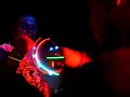 Snake face glove light show at Love fest Snake face glove light show at Love fest