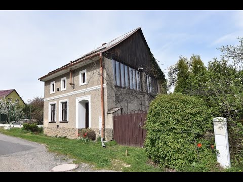 Video Nabízíme prodej domu 3+1 se zahradou a ateliérem v obci Pěnčín u Prostějova