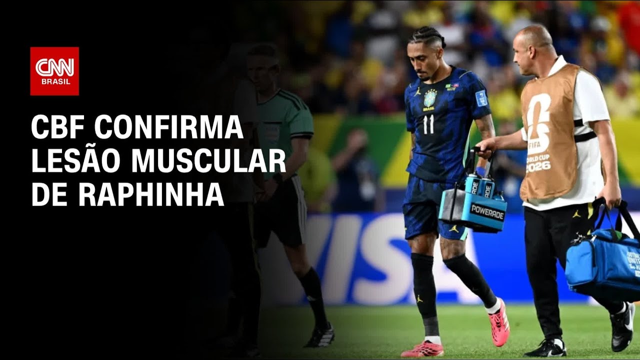 Copa do Mundo: CBF confirma lesão muscular de Raphinha; saiba mais | BOLETIM CNN