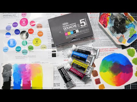 Holbein Gouache Review - The Artistic Gnome Blog
