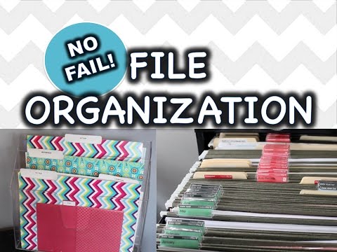 how to organize files