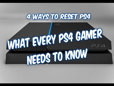 how to reset ps4 to factory