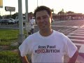 Clearwater Ron Paul Meetup Group Sign Waving Again