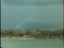 Formação singular de nuvem em Jericoacoara