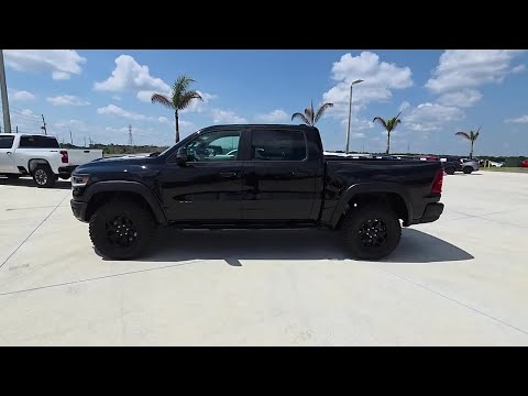 New 2026 Diamond Black Crystal Pearl-Coat Exterior Paint RAM RHO 4X4 CREW CAB 5
