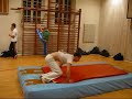 back handsprings and backflip practice.