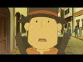 Professor Layton 3 Japanese Debut Trailer Layton and Luke travel through time and set out to solve a new mystery.