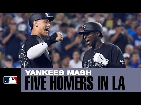 Video: New York Yankees crush 5 homers vs. Dodgers!