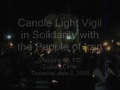 Candelight vigil, Dupont Circle June-2-2009