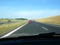 Autobahnfahrt in Polen.