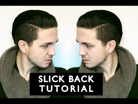 how to train hair to slick back