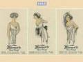 Fashions in corsets and lingerie, year by year: 1900 - 1950