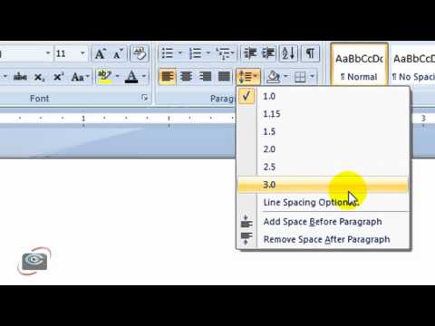 how to adjust line spacing in word