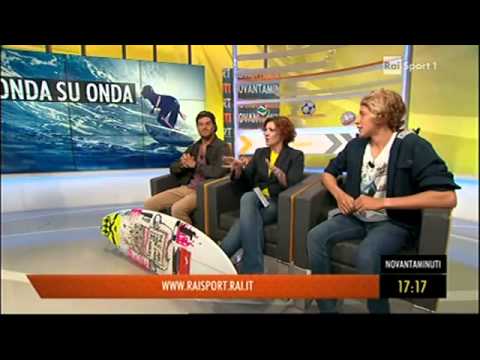 Fioravanti - I nostri porta colori nazionali, Roberto D'Amico e Leonardo Fioravanti intervistati su Rai Sport 1 alla trasmissione 90 minuti.