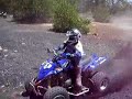 raptor 350 trx450 yfz450 runnin a small track