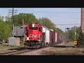 CN Freeport Local Freight Train Bouncing Along CN Freeport Local Freight Train Bouncing Along