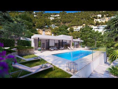 1090000€/Luxury villa in Benissa/Villas in Spain/Houses on the Costa Blanca/High Tech house/Premium/Luxury