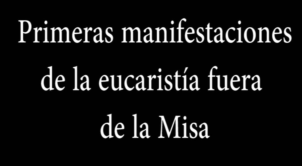 Eucaristía, buscando entenderla.Serie de audios por María García de Fleury