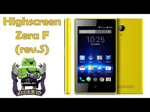 Обзор Highscreen Zera F rev.S (yellow)
