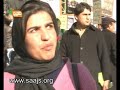 SAAJS anti-criminals protests in Kabul on Human Rights Day