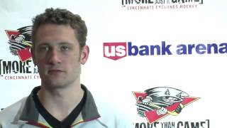 Cincinnati Cyclones 2013 Exit Meetings - Trevor Lewis, Chris Reed, Garrett Wilson