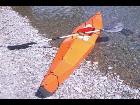 homemade oru kayak test homemade kayak sail awesome test mp4