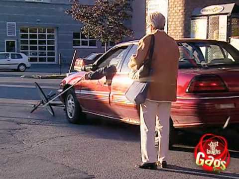 Blind driver prank