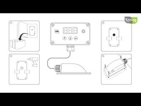 Digitale pomp controller V16 Lumi-level sensor