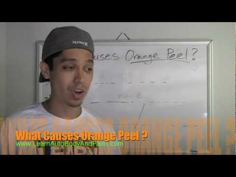 how to orange peel paint