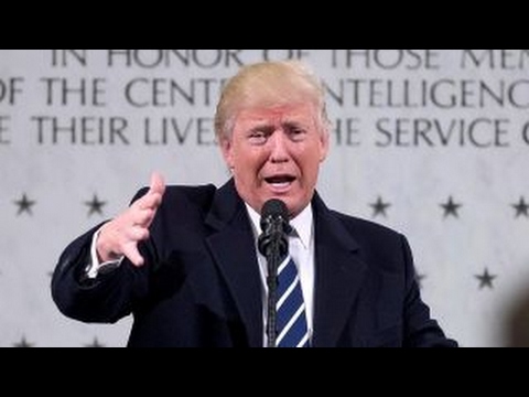 President Trump slams media during speech to the CIA
